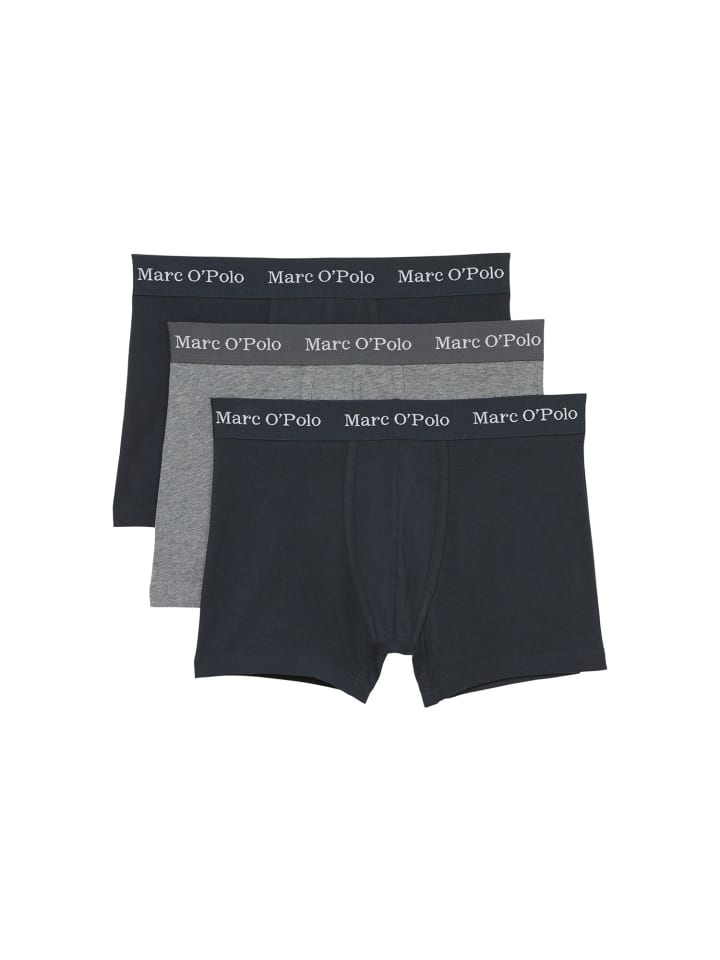 Marc O'Polo Trunk Essentials in dark navy, nordic grey melange günstig kaufen S
