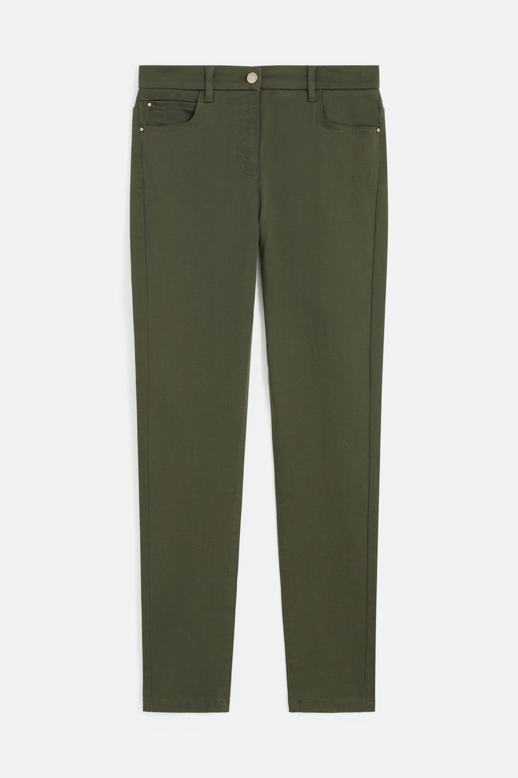 pantalon tony b vert kaki femme