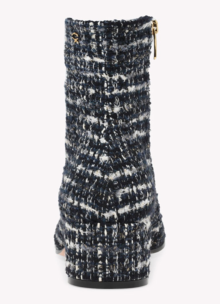 Stivaletto Gianvito Rossi Joelle 45 con effetto tweed
