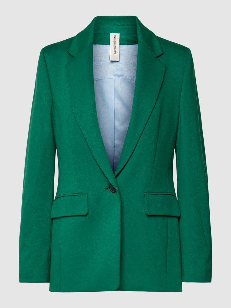 Blazer mit Reverskragen in bottle