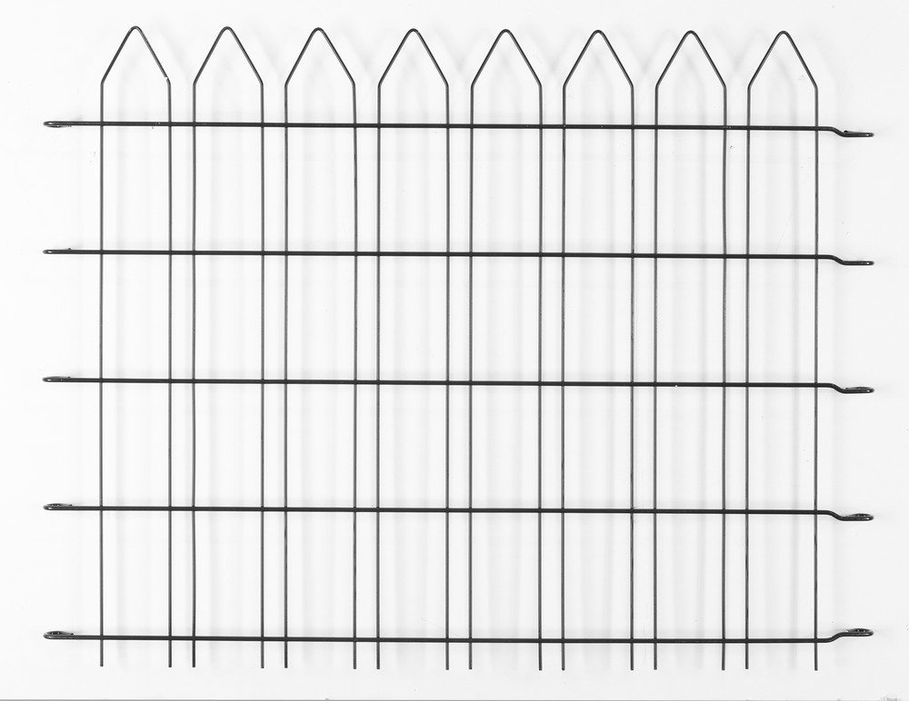 Powertec Garden Zaun-4er Set, ca. 1000 x 800 mm - Grau, 21FS03