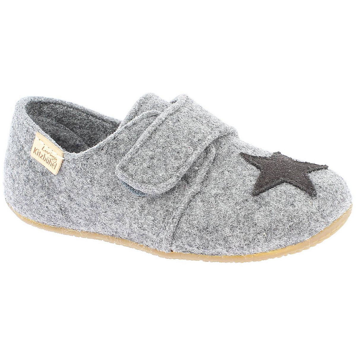 Klettmodell Filz Stern Grau Ballerinas