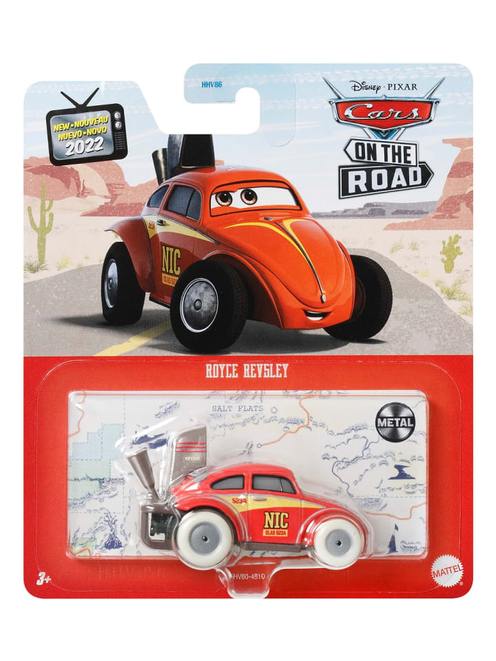 Disney Cars Fahrzeug Racing Style | Die Cast 1:55 Auto in Royce Revsley günstig kaufen onesize