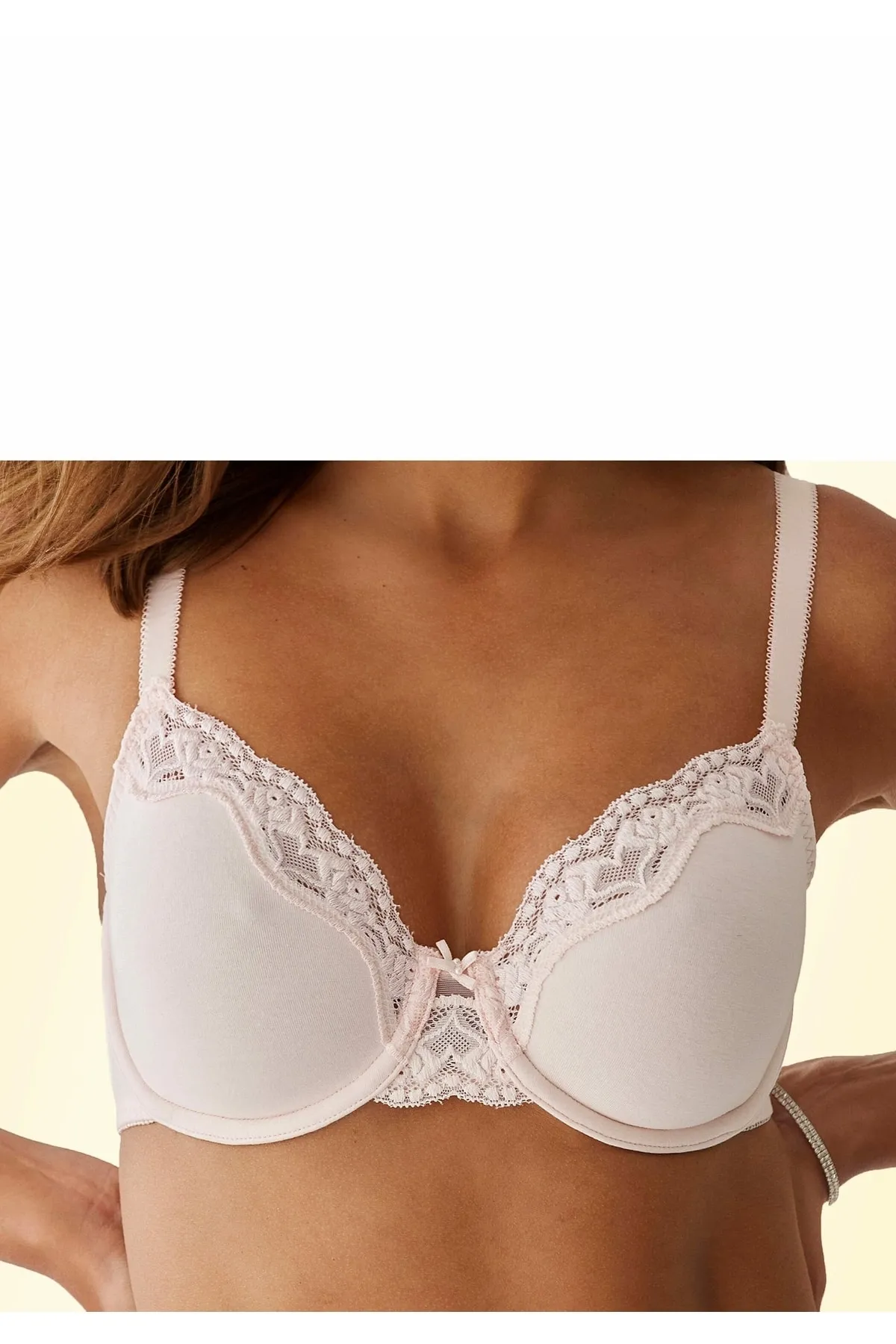 PETITE FLEUR  BH - Weiß - Unifarben