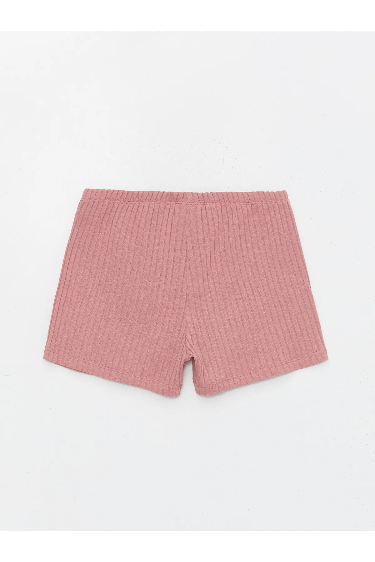 LC Waikiki  Kurzarm-Mädchen-Pyjama-Set mit Rundhalsausschnitt und Shorts