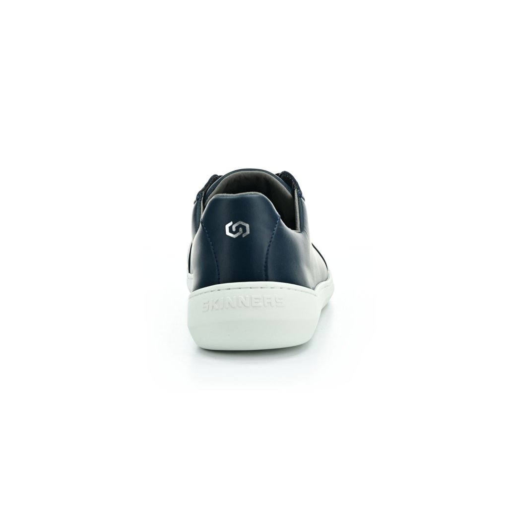 Skinners Moonwalker Leather Dark Blue Barfußsneakers