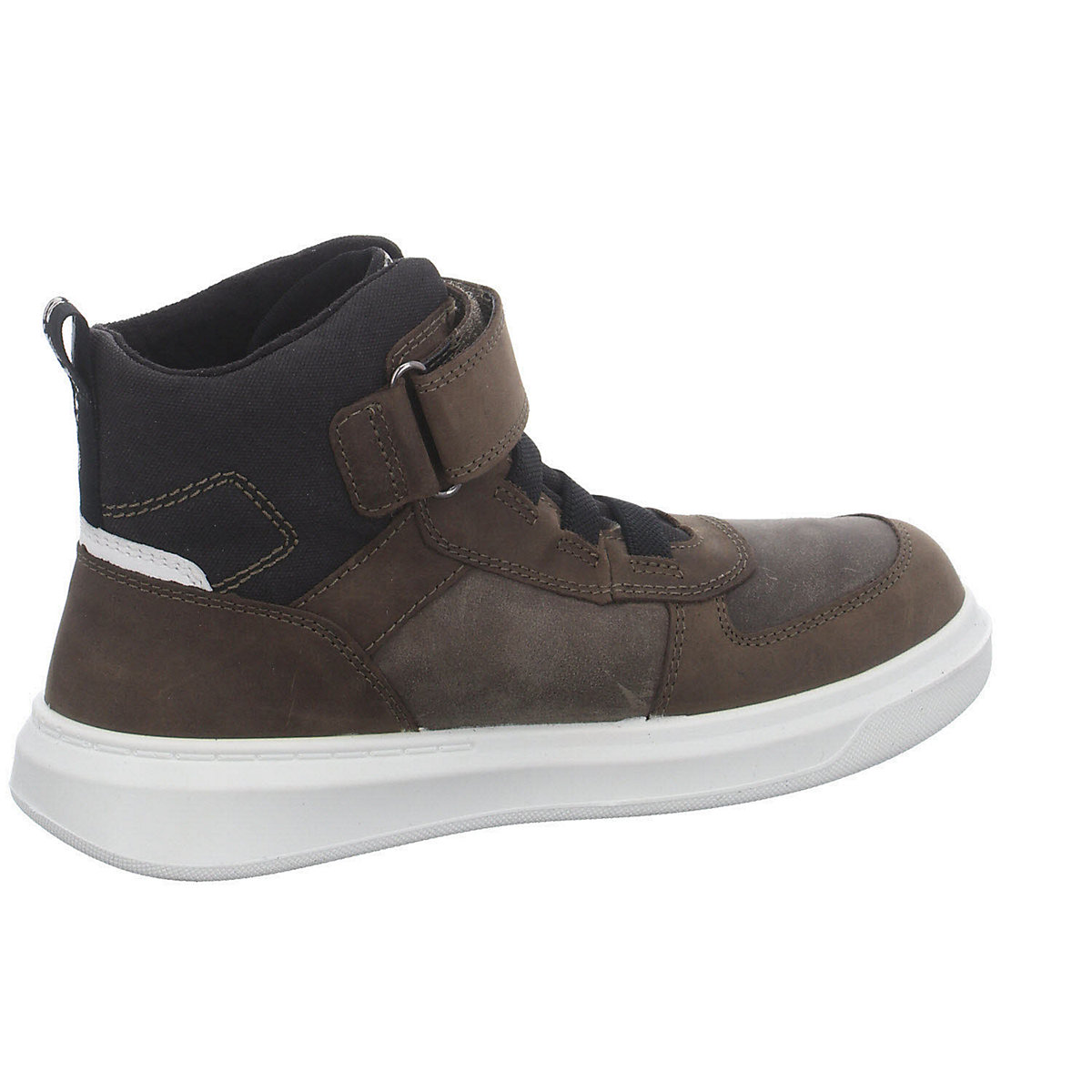 Jungen Schnürhalbschuhe Cosmo Boots Kinderschuhe Lederkombination uni Outdoorschuhe