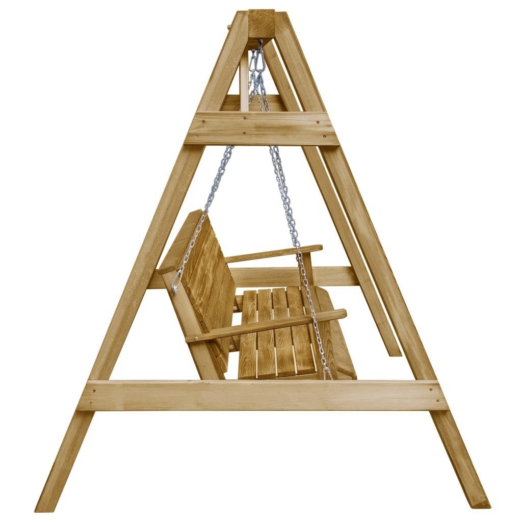 vidaXL Hollywoodschaukel Garten-Schaukelbank Imprägniertes Kiefernholz 205×150×157 cm, 1 tlg.