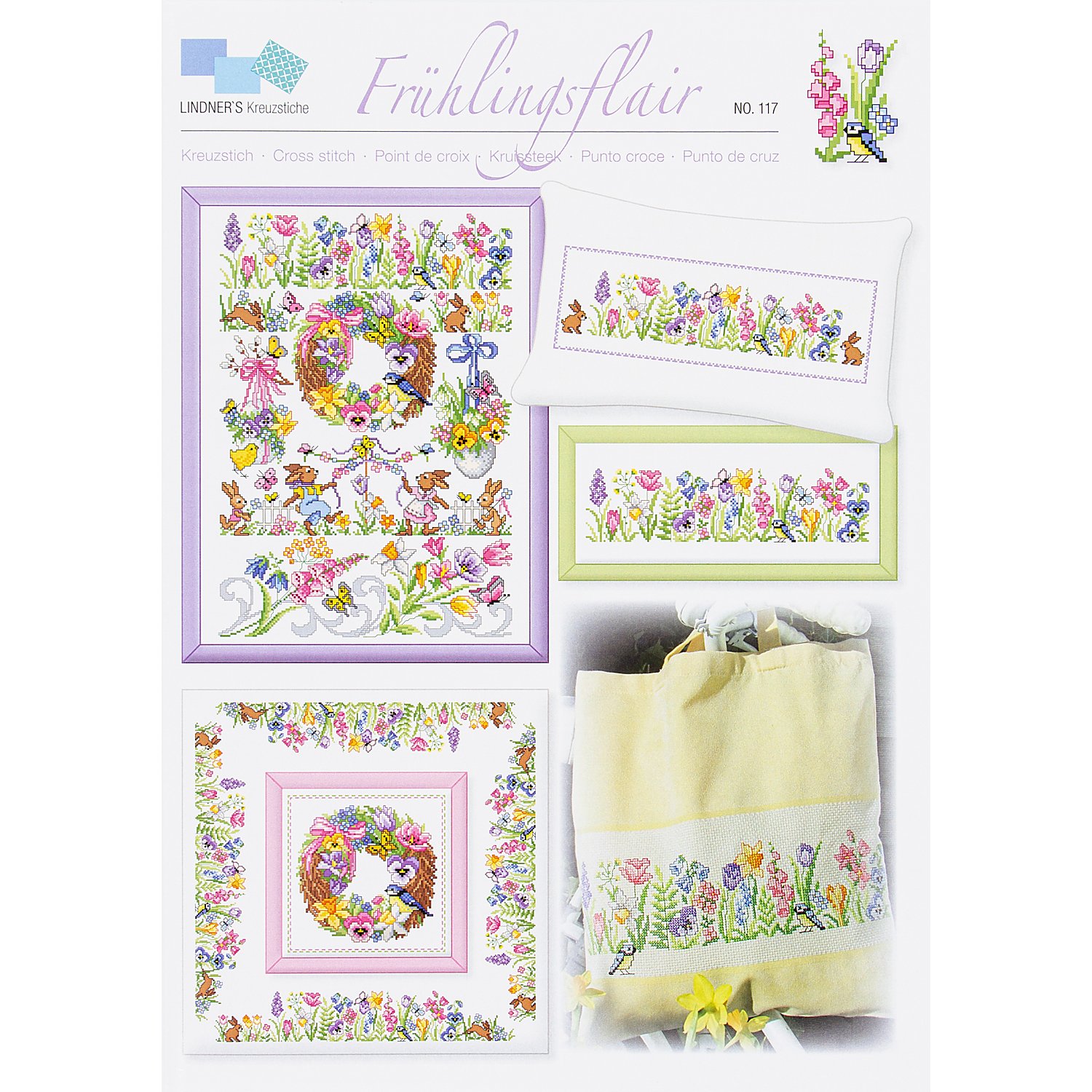 Stickvorlage Frühlingsflair