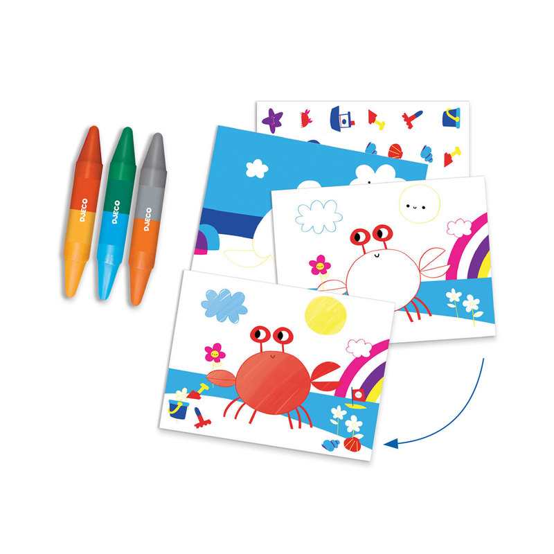 Coffret 6 activités la mer et ses plaisirs Djeco