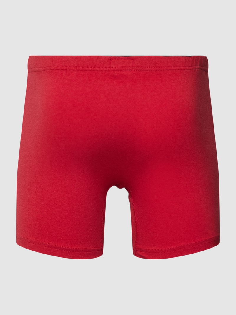 Trunks mit Label-Detail Modell 'LASTIC' im 2er-Pack in rot