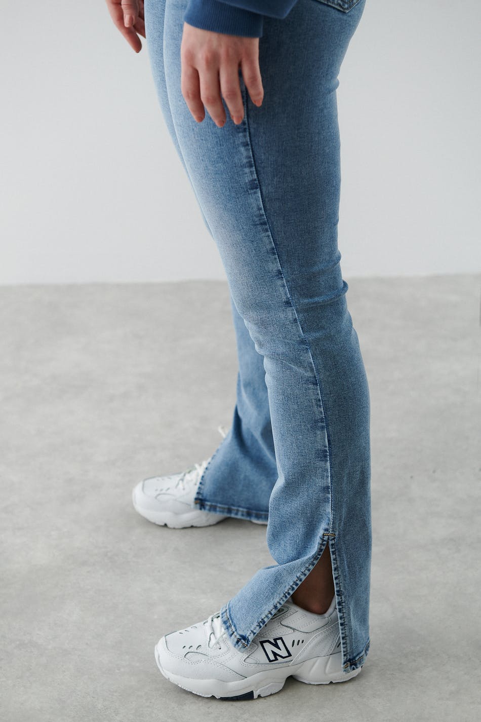 Molly petite slit jeans