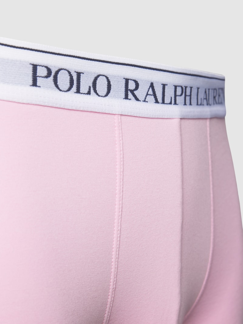 Trunks mit elastischem Logo-Bund im 3er-Pack in rosa