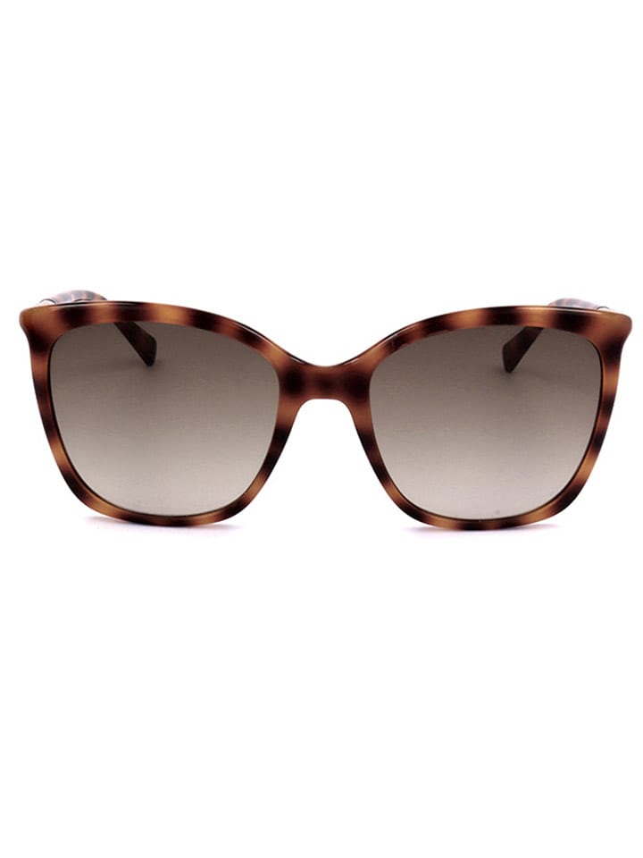 Longchamp Damen-Sonnenbrille in Hellbraun/ Braun günstig kaufen 56