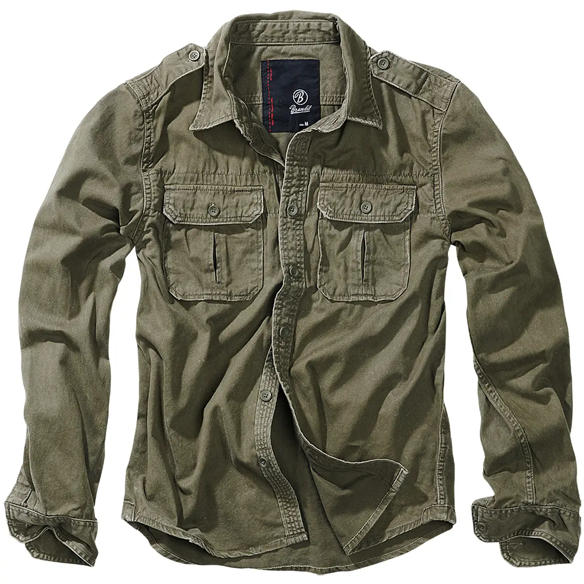 Brandit Vintage Shirt langarm oliv