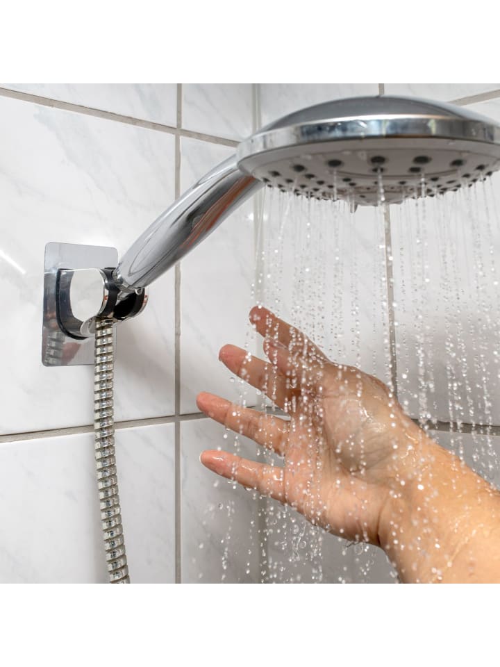Intirilife Handbrause Halter ohne Bohren in Silber günstig kaufen onesize