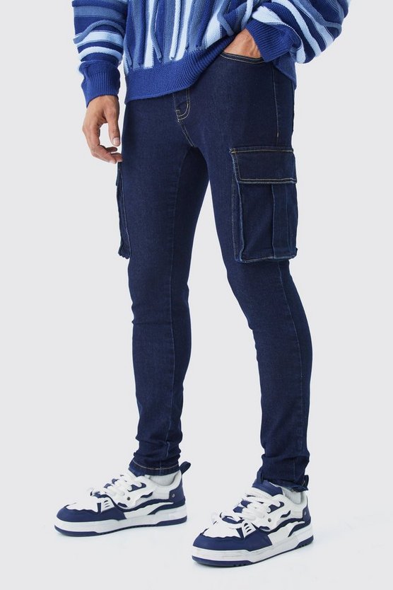 Skinny Stretch Cargo-Jeans