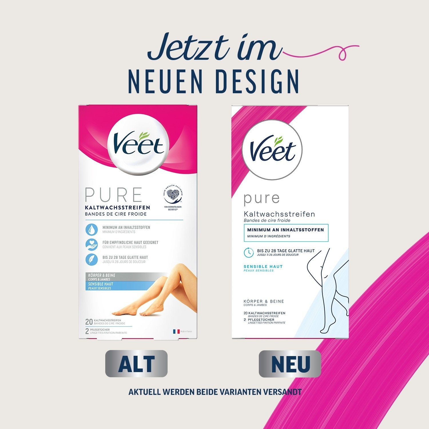 Easy-Gel Kaltwachsstreifen Sensible Haut