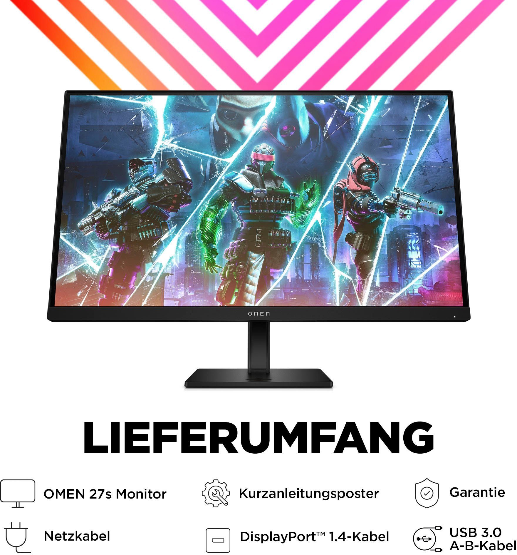 HP OMEN 27s (HSD-0160-A) Gaming-Monitor (69 cm/27 