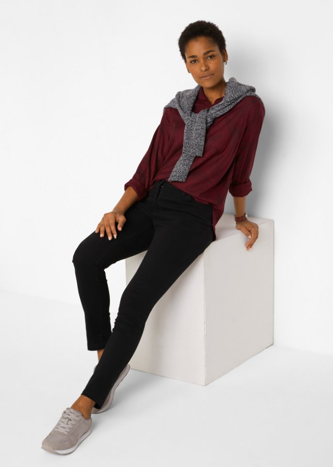 Mega-Stretch-Jeans mit Komfortbund, Slim Fit