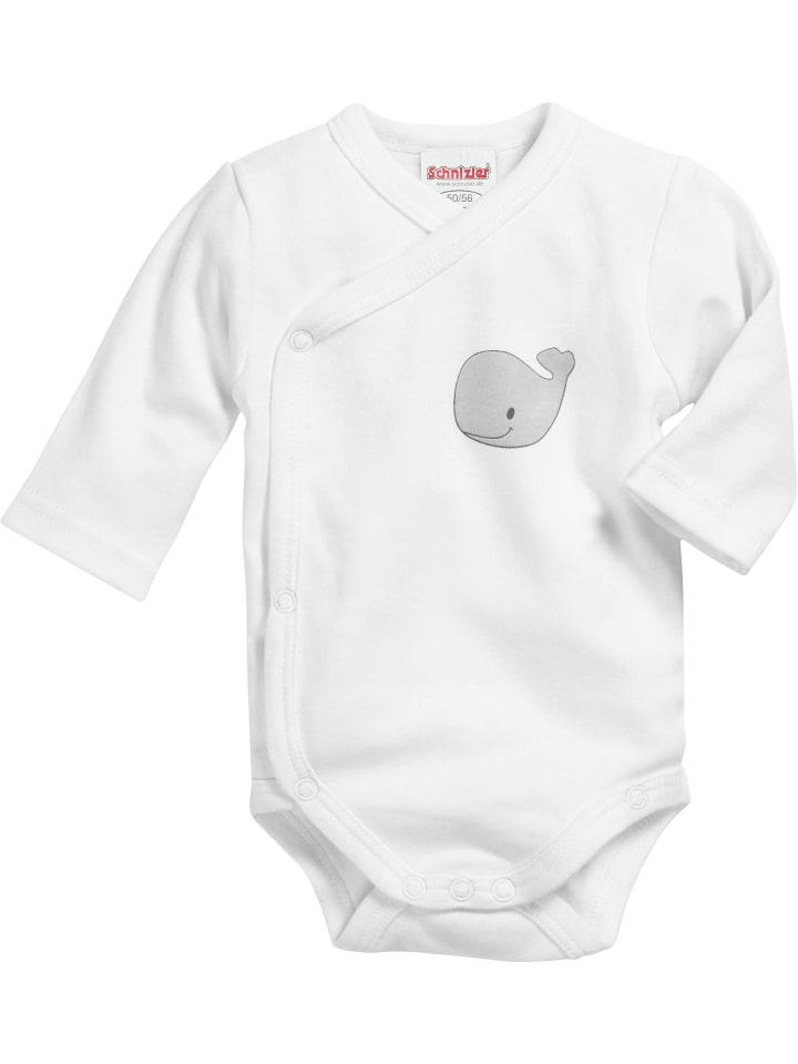 Schnizler Wickel-Body 1/1-Arm 2er Pack Wal in Rosa günstig kaufen