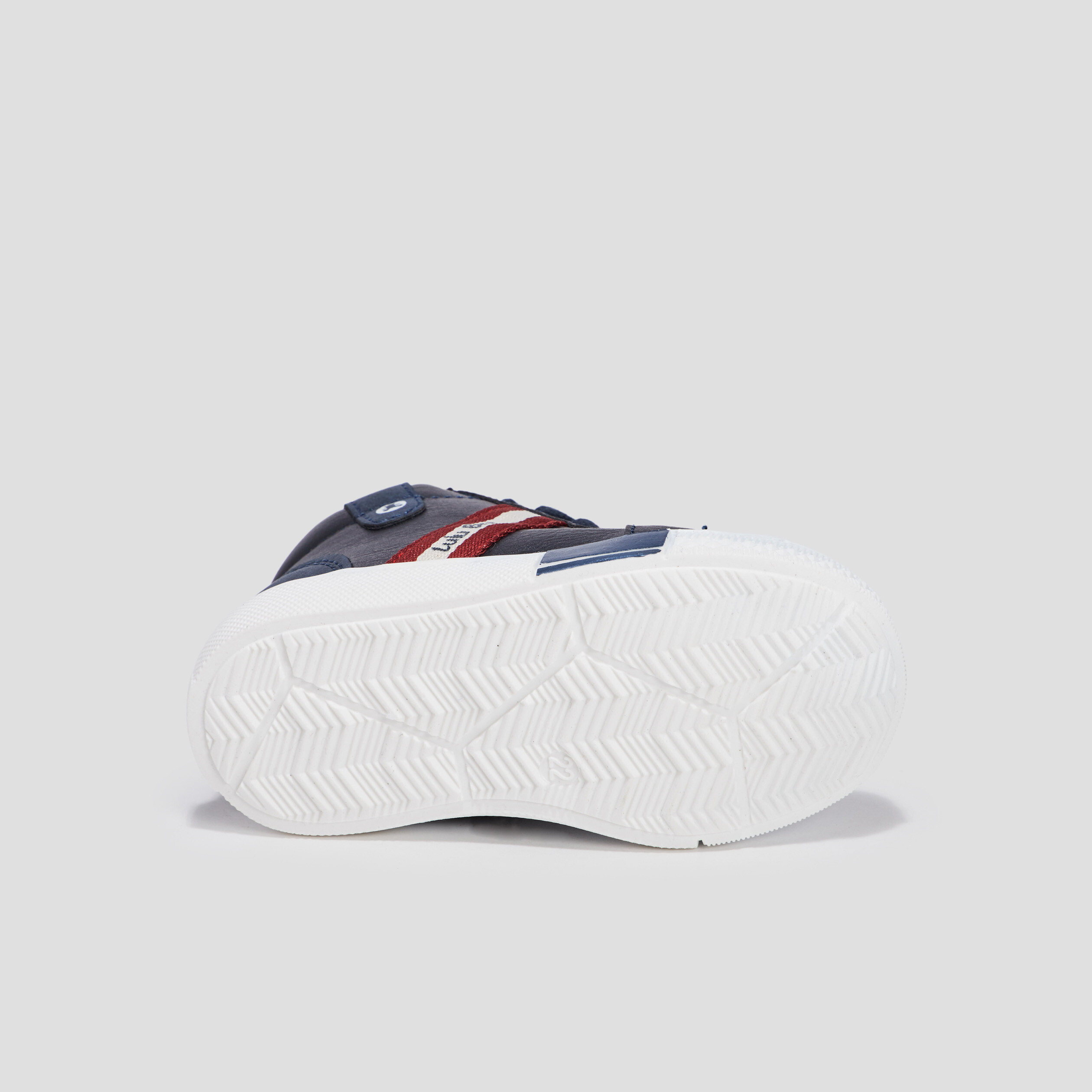 Baskets montantes zippées bleu marine bébé garçon | La Halle