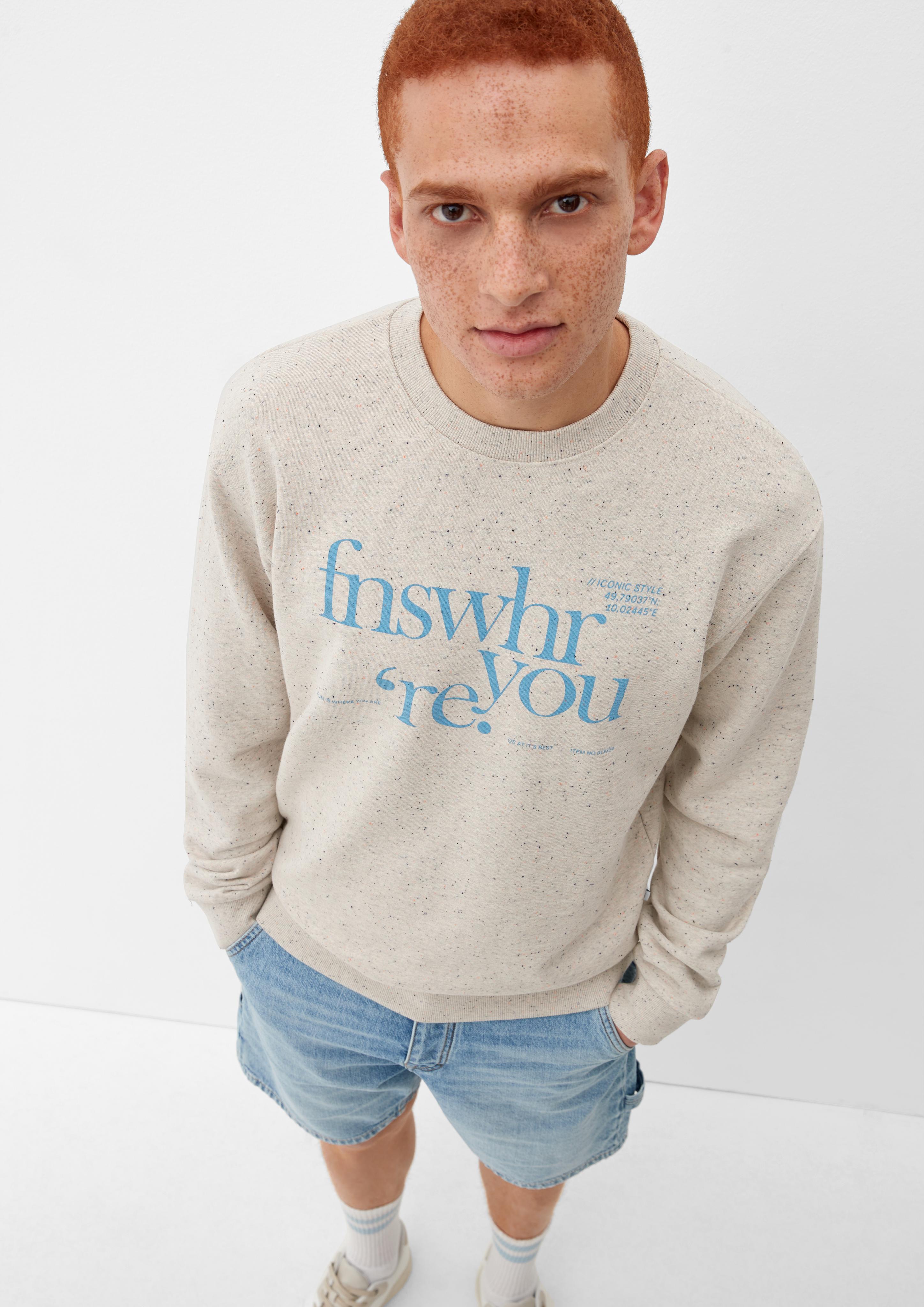 Sweatshirt mit Frontprint  2127555-80W0