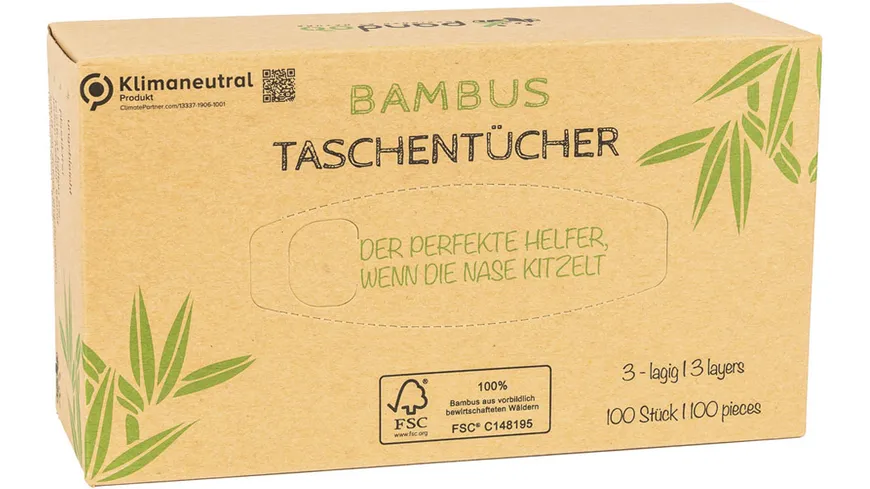 pandoo Bambus-Taschentücher