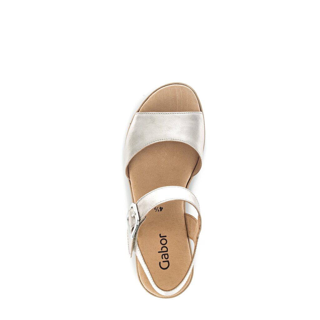Gabor fashion Keilsandalette beige