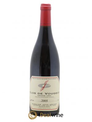Clos de Vougeot Grand Cru Jean Grivot  2005 - Lot de 1 Bouteille