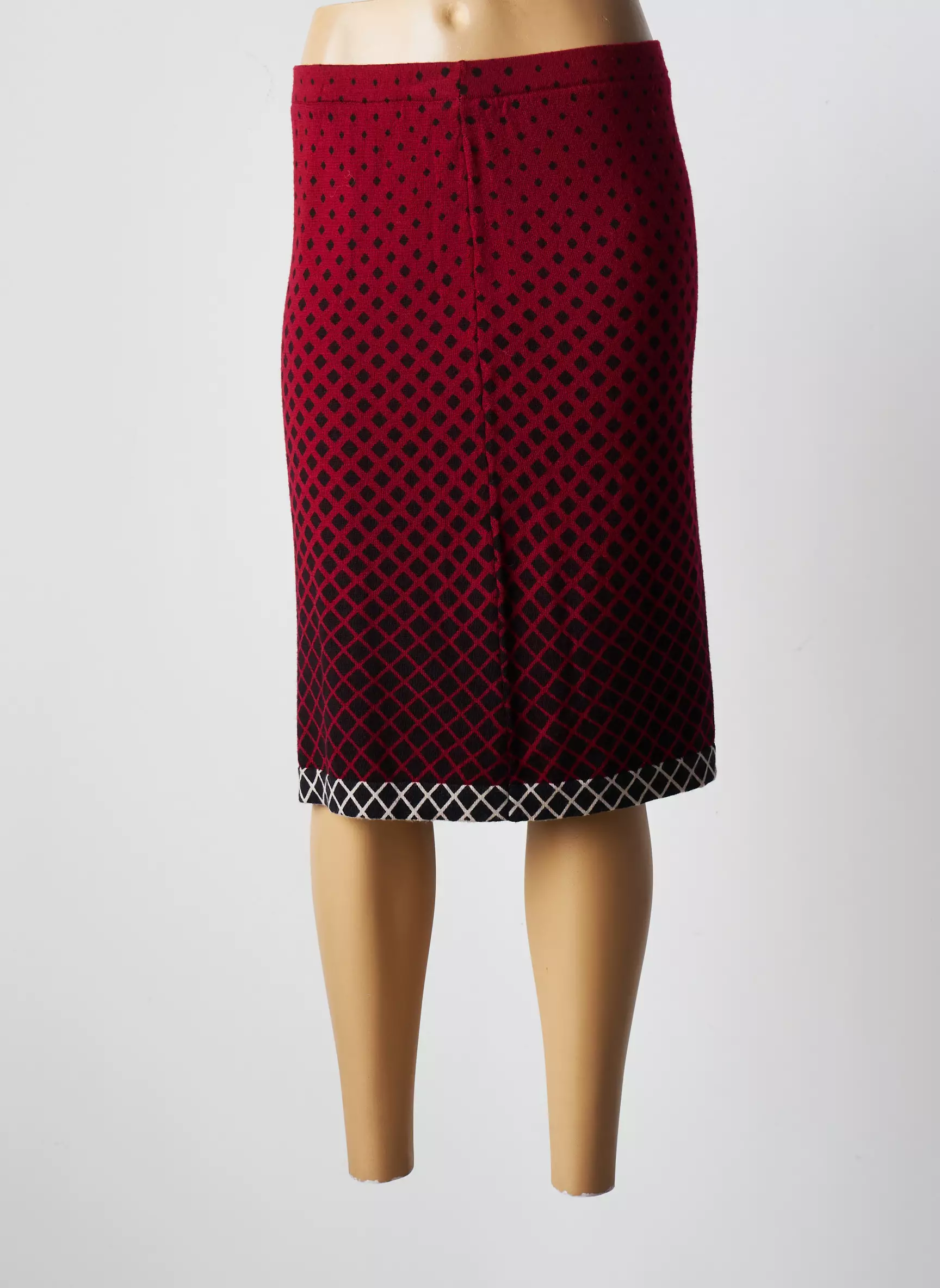 Jei S By Letizia Denaro Jupes Mi Longues Femme couleur rouge