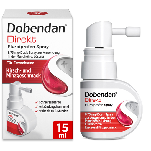 DOBENDAN Direkt Flurbiprofen Spray 8,75mg/Dos.Mund  15 ml  Spray