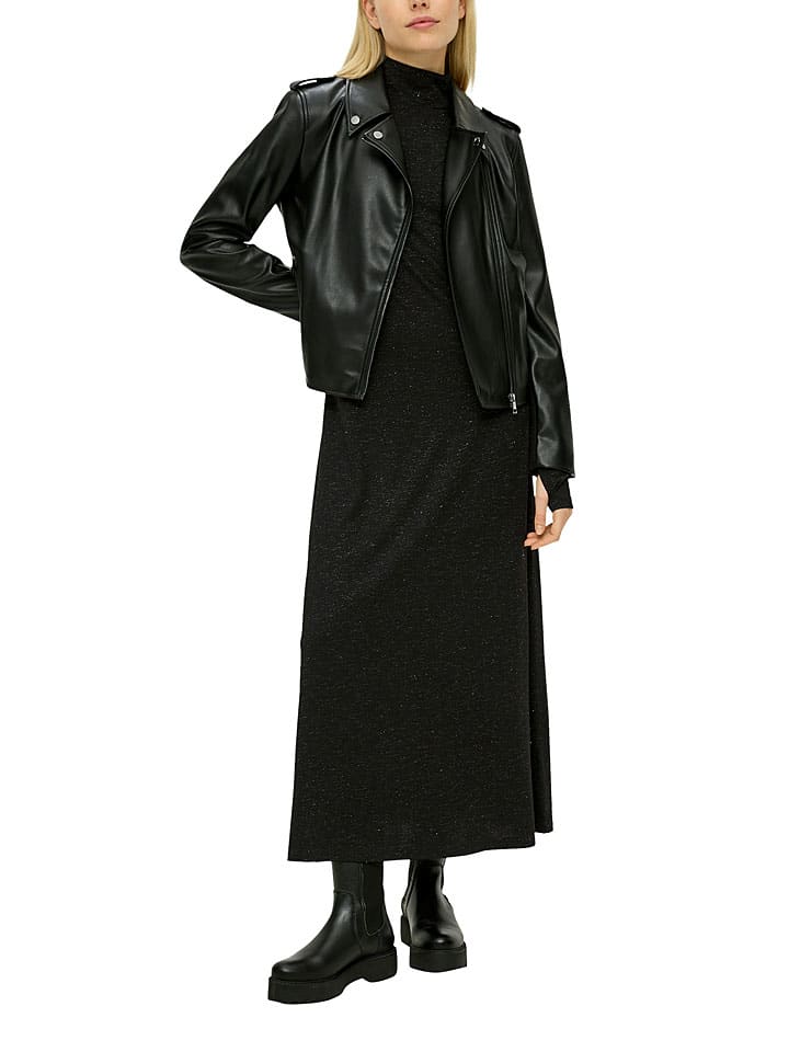 s.Oliver Kleid in Schwarz günstig kaufen