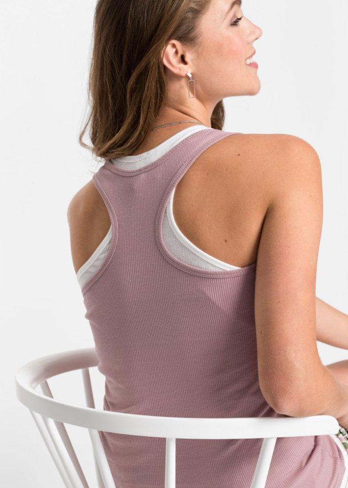 2er-Pack Ripp-Tanktop