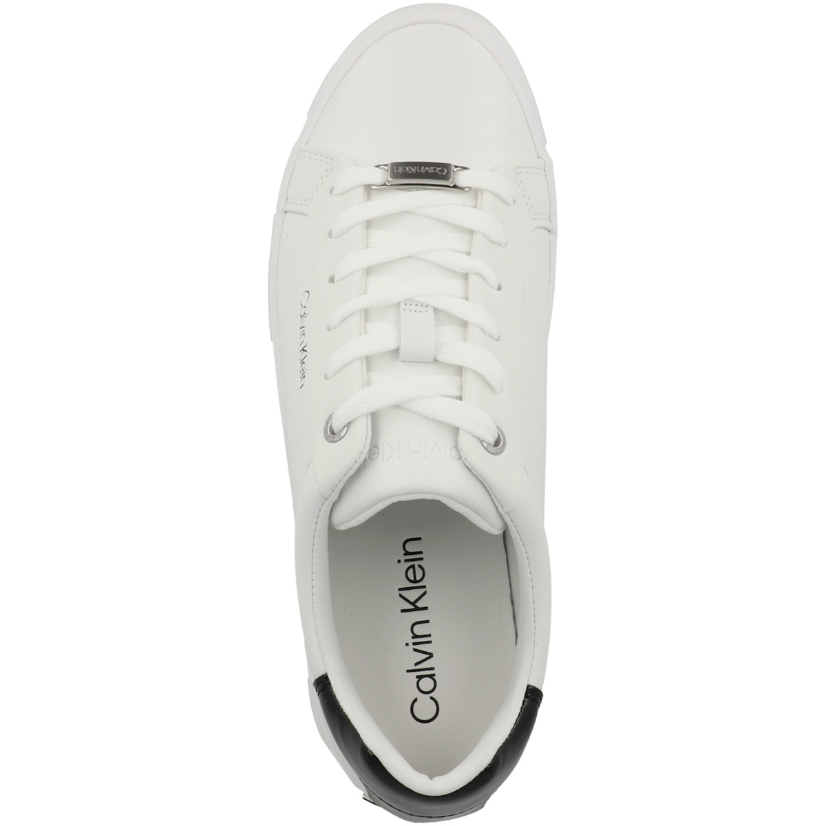 Calvin Klein Vulcanized Lace Up Sneaker Low weiss