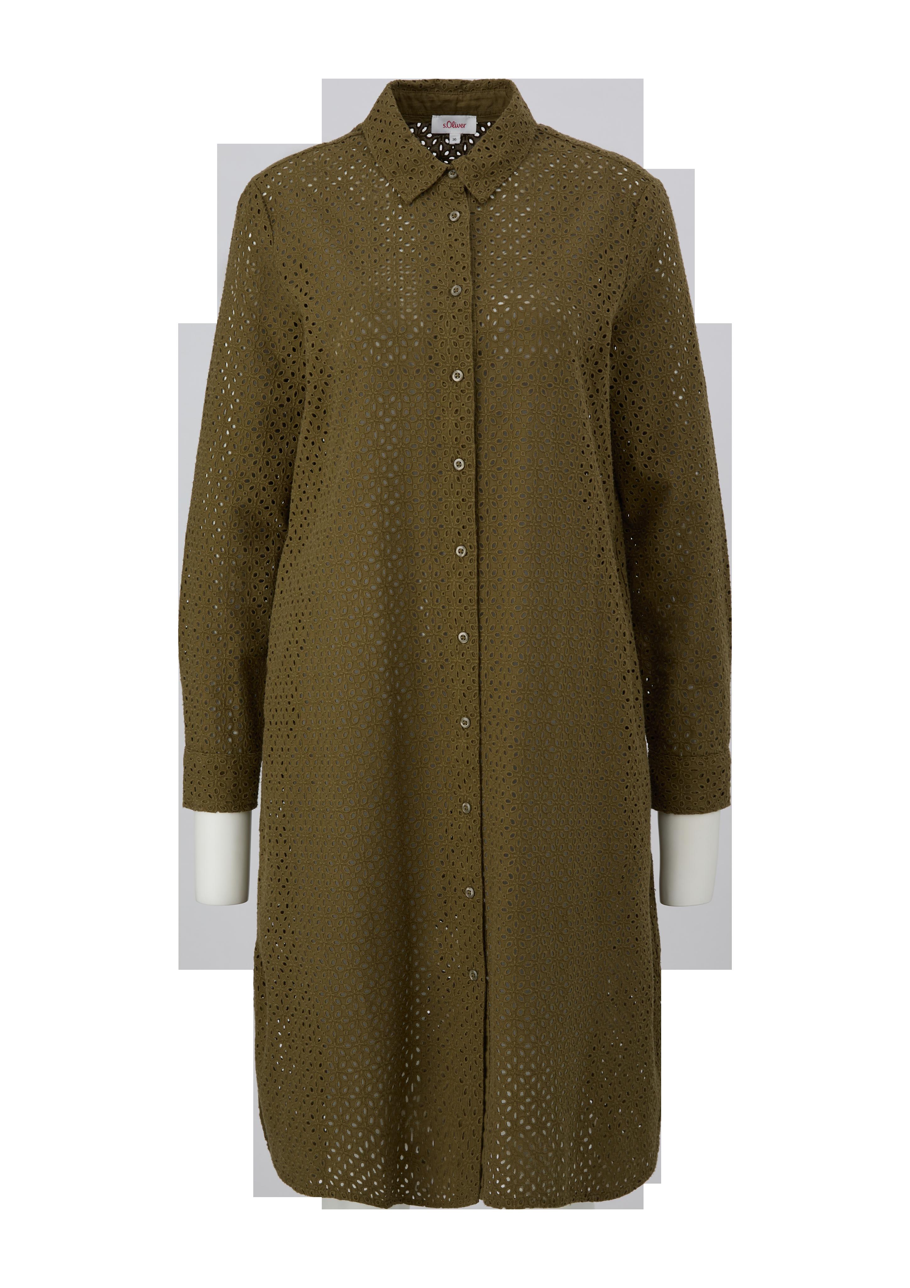 Longbluse aus Broderie Anglaise  2128354-77L4