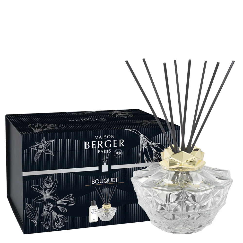 Parfumeret buket KALI Bouquet Box Transparent - Vanilla Splendour - Parfumediffuser