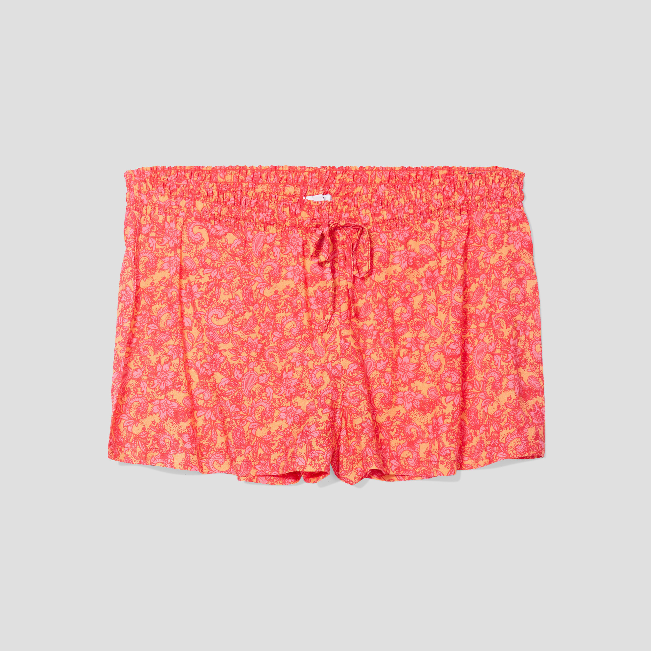 Short de pyjama orange femme | La Halle