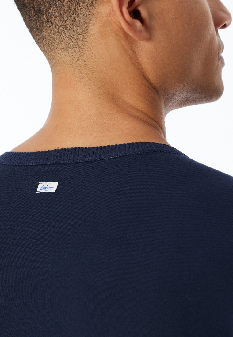 Shirt langarm dunkelblau - Revival Ludwig