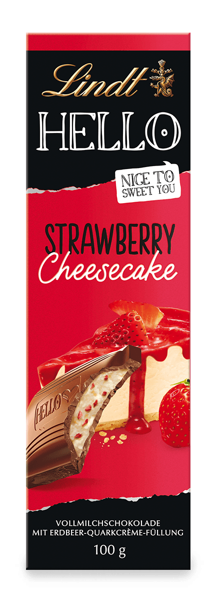 HELLO Strawberry Cheesecake, 100g