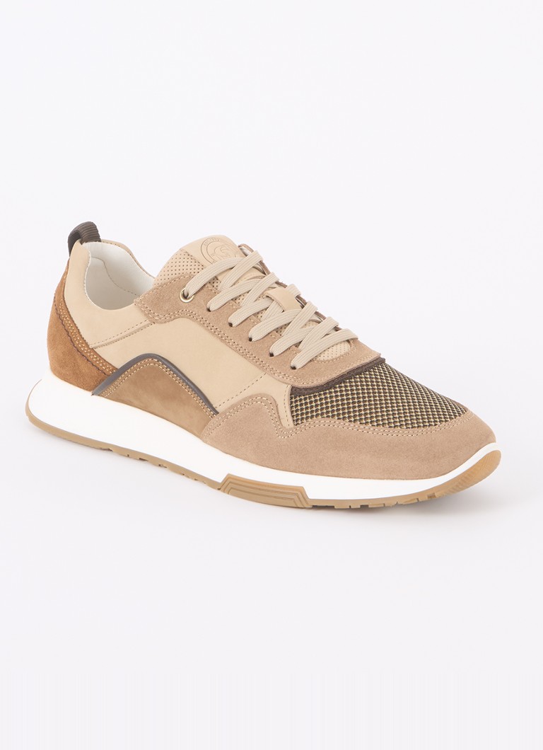 Dune London Sneaker aus türkisfarbenem Wildleder mit Mesh-Details