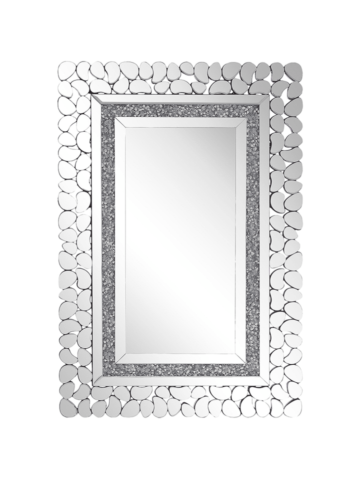 Beliani Wandspiegel PABU in Silber - (W) 60 x (H) 90 x (L) 2 cm günstig kaufen onesize