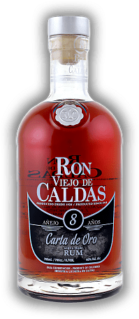 Ron Viejo de Caldas Anejo Carta de Oro 8 Anos Ron Viejo de Caldas Anejo Carta de Oro 8 Anos Im Eichenfass gereifter brauner Rum aus Kolumbien. Alter 8 J. - 0,7	 Liter - Vol 40%