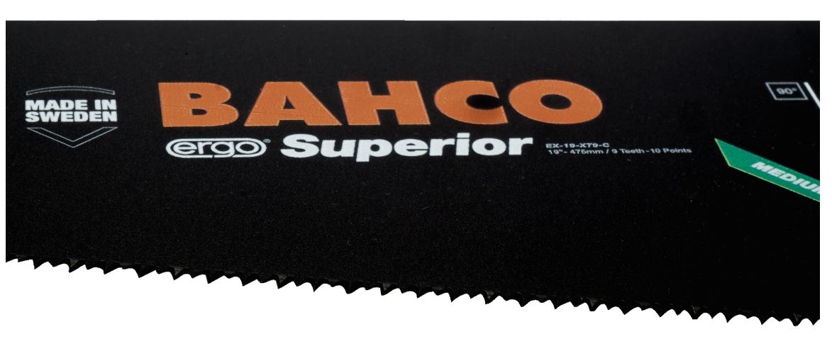 Bahco EX-22-XT9-C Superior™ sågblad, för BHS-handtag, för medelgrovt till grovt material, 9/10 TPI, 22