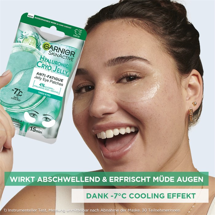 Hyaluron Cryo Jelly Gel-Augen-Tuchmaske
