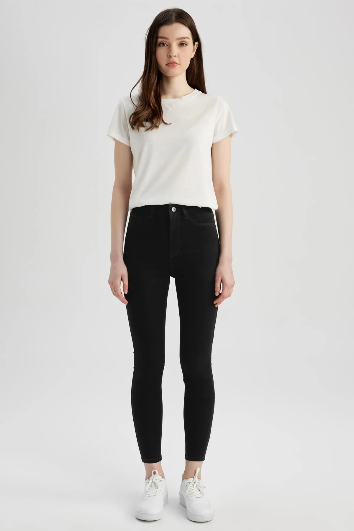 DeFacto  Super Skinny Jegging Fit Jeanshose mit hoher Taille