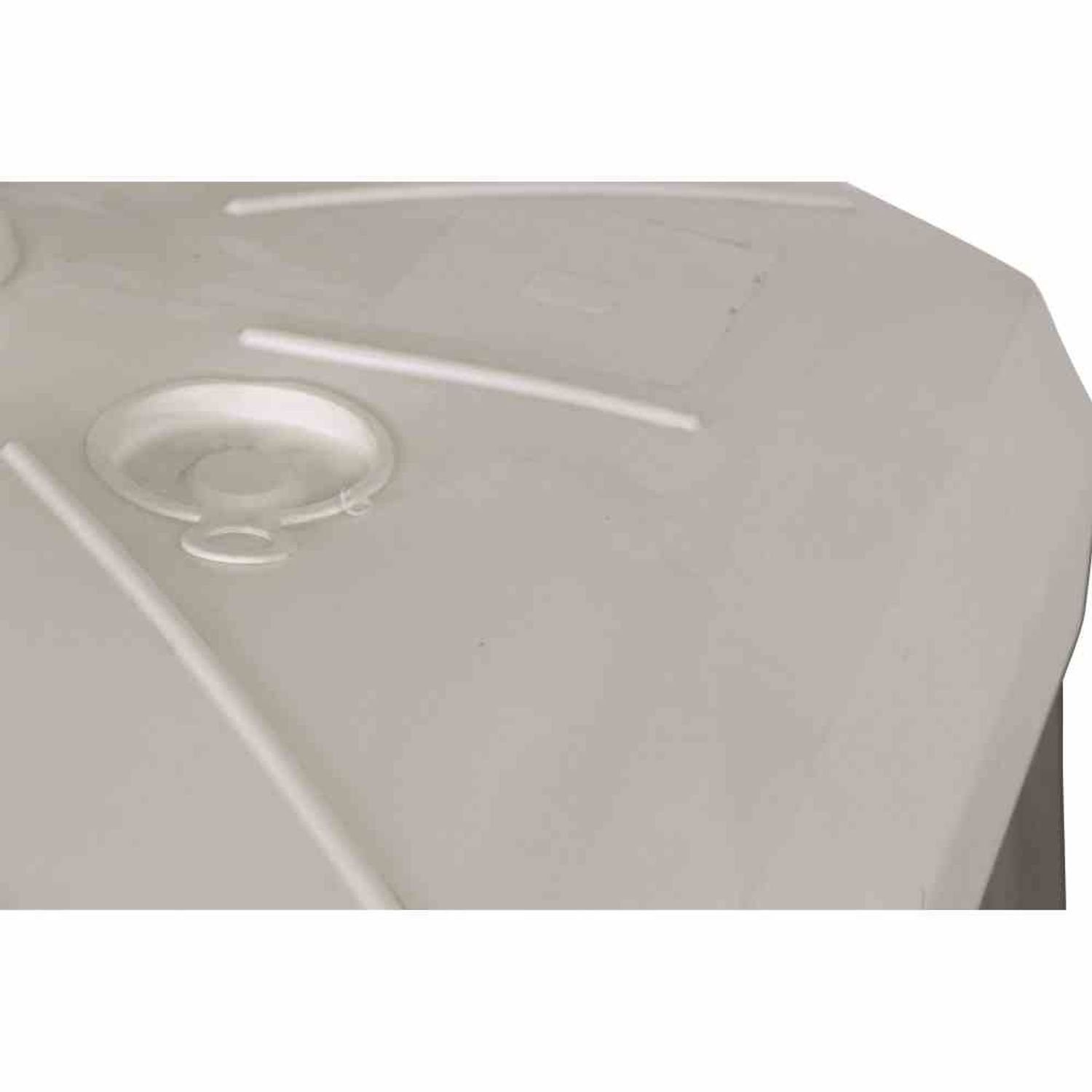 Enne Plastica Group Srl Kunststoffschirmständer Schirmständer 50 Liter, befüllbar, mit Rolle, weiß Polyethylen-HD, für