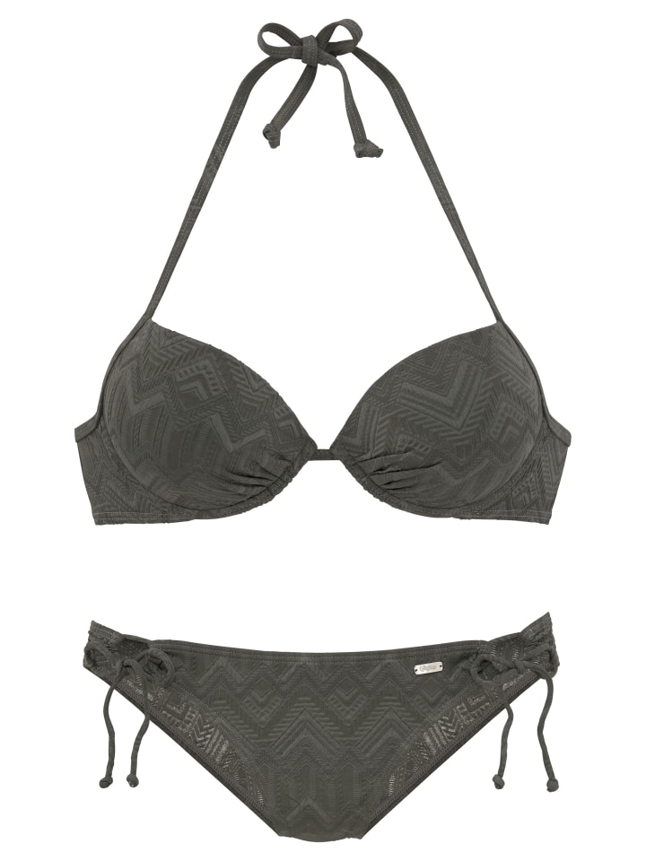 Buffalo Push-Up-Bikini in oliv günstig kaufen