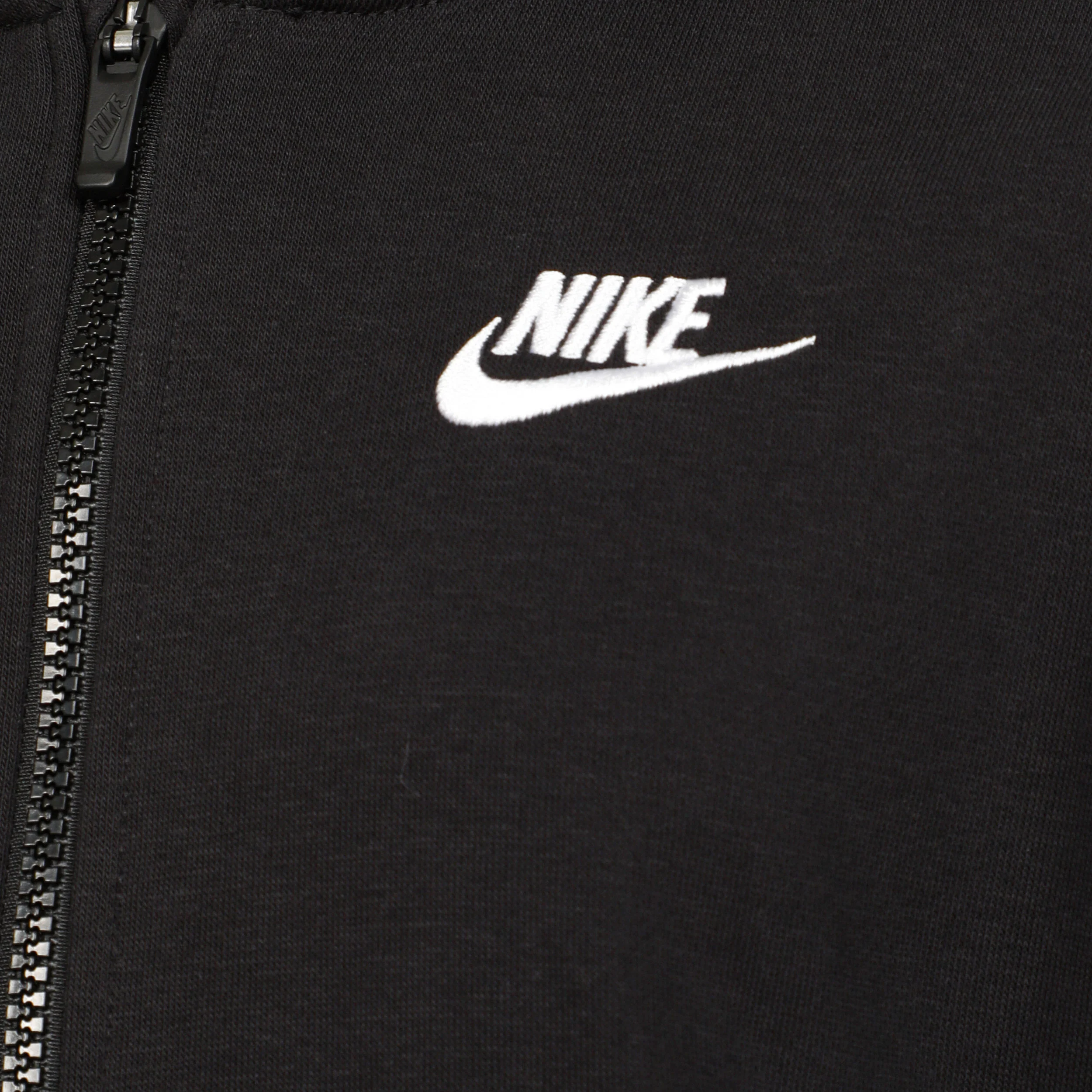 Club Oversized Fleece Sweatjacke Mädchen - Schwarz