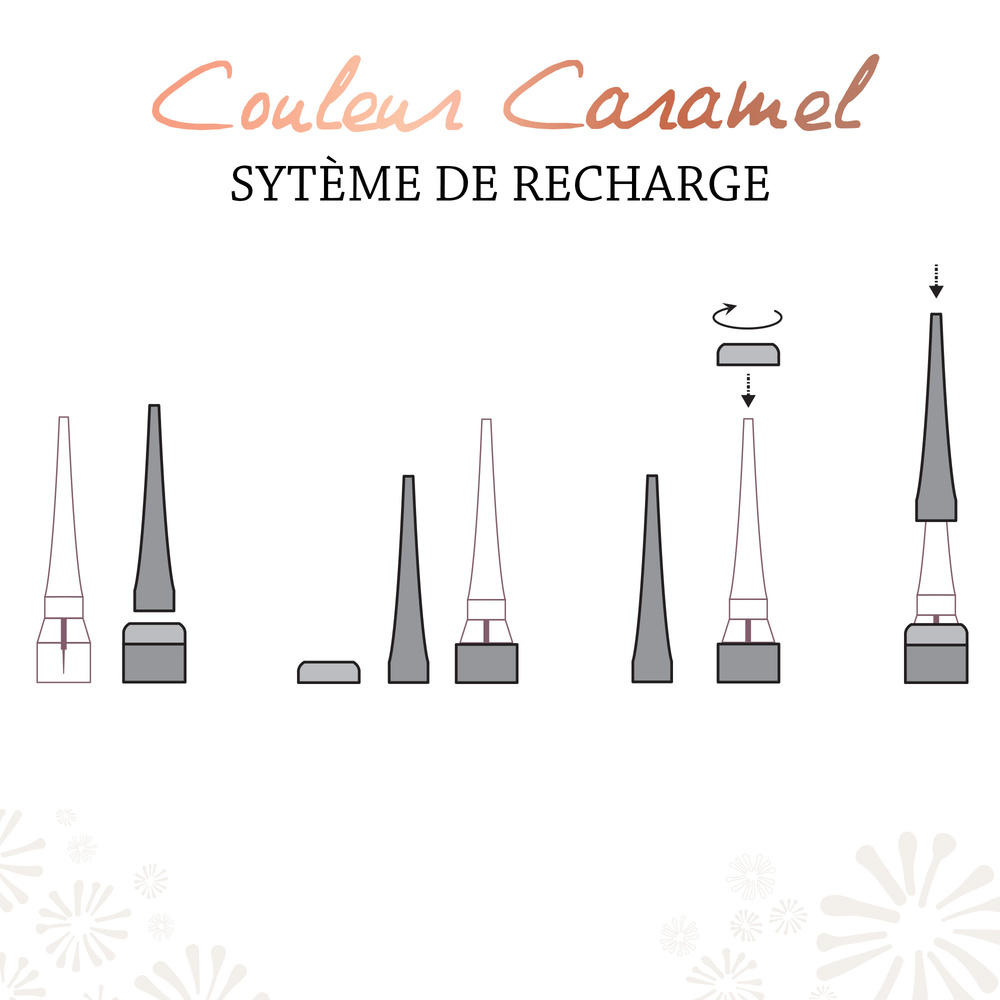 Couleur Caramel Recharge Eye liner Recharge Eye liner